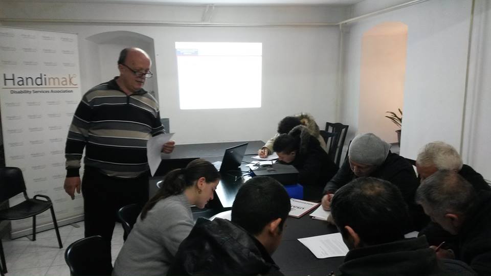 Training in Tetovo for persons with disabilities